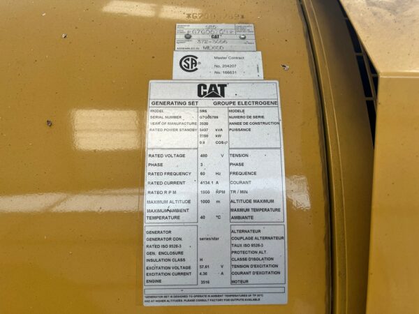 CAT SR5 2750kW Generator End (5)