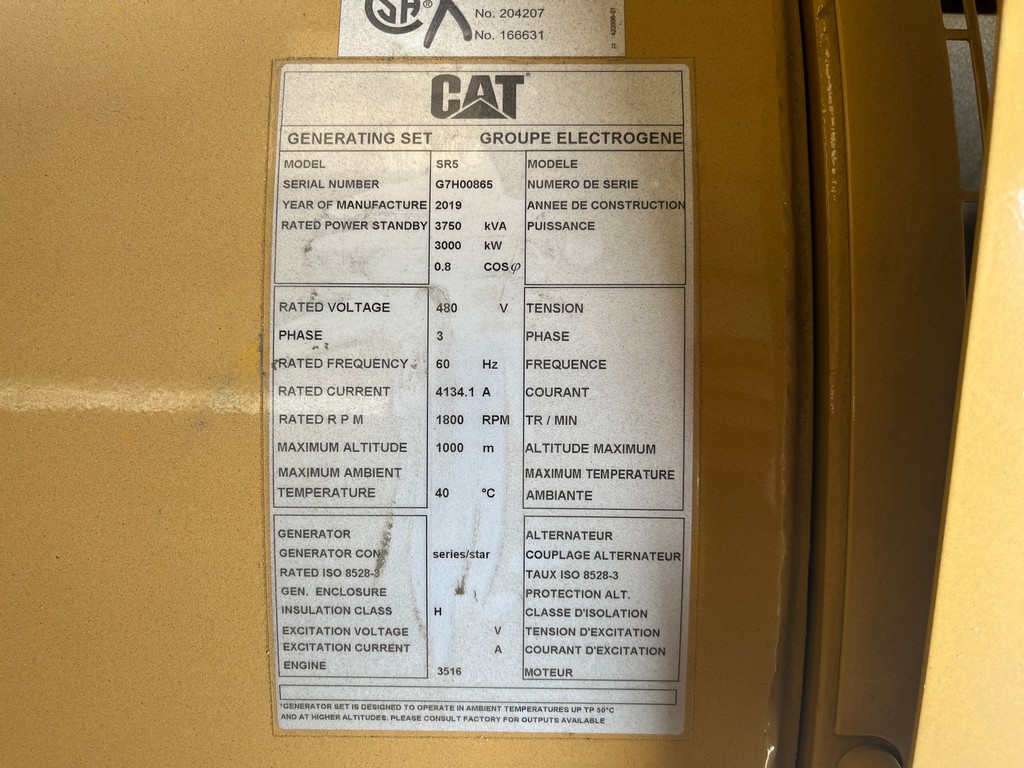CAT SR5 3000kW Generator (2)