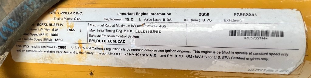 CAT C15 500kW Generator Set (8)