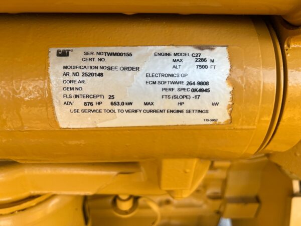 CAT C27 Industrial Engine TWM00155 (3)
