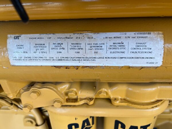 CAT C27 Industrial Engine TWM00155 (4)
