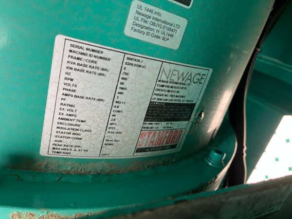 Cummins DFEK 500kW Generator Set (26)
