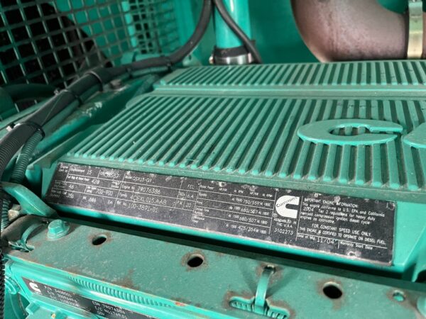 Cummins DFEK 500kW Generator Set (14)
