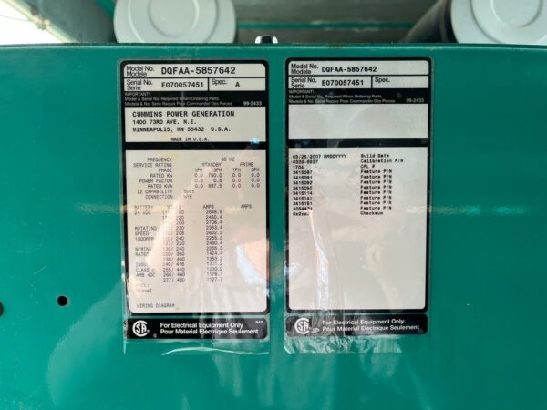 Cummins QST30 750kW Generator Set (14)