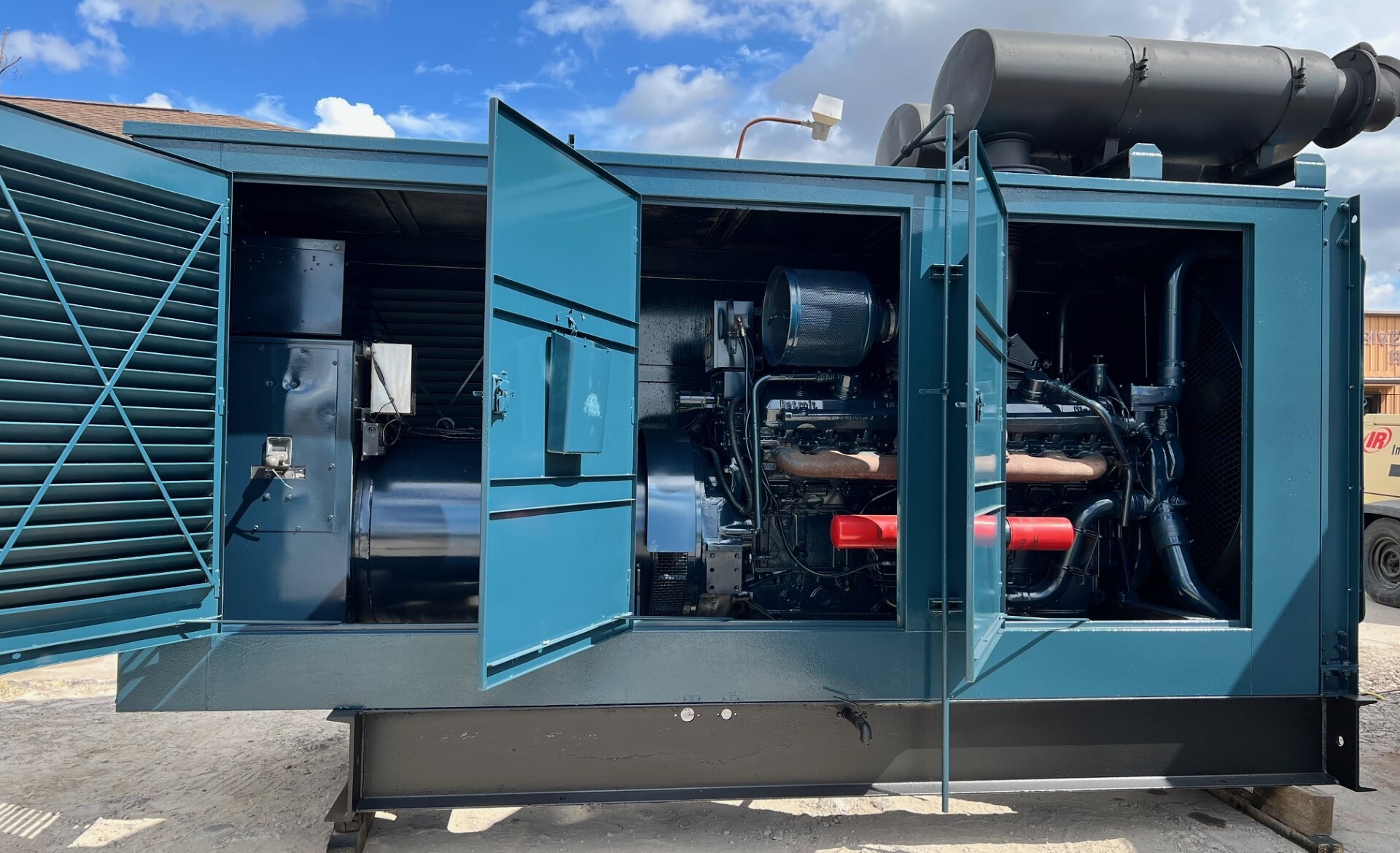 Used Detroit 16V92TT Generator Set