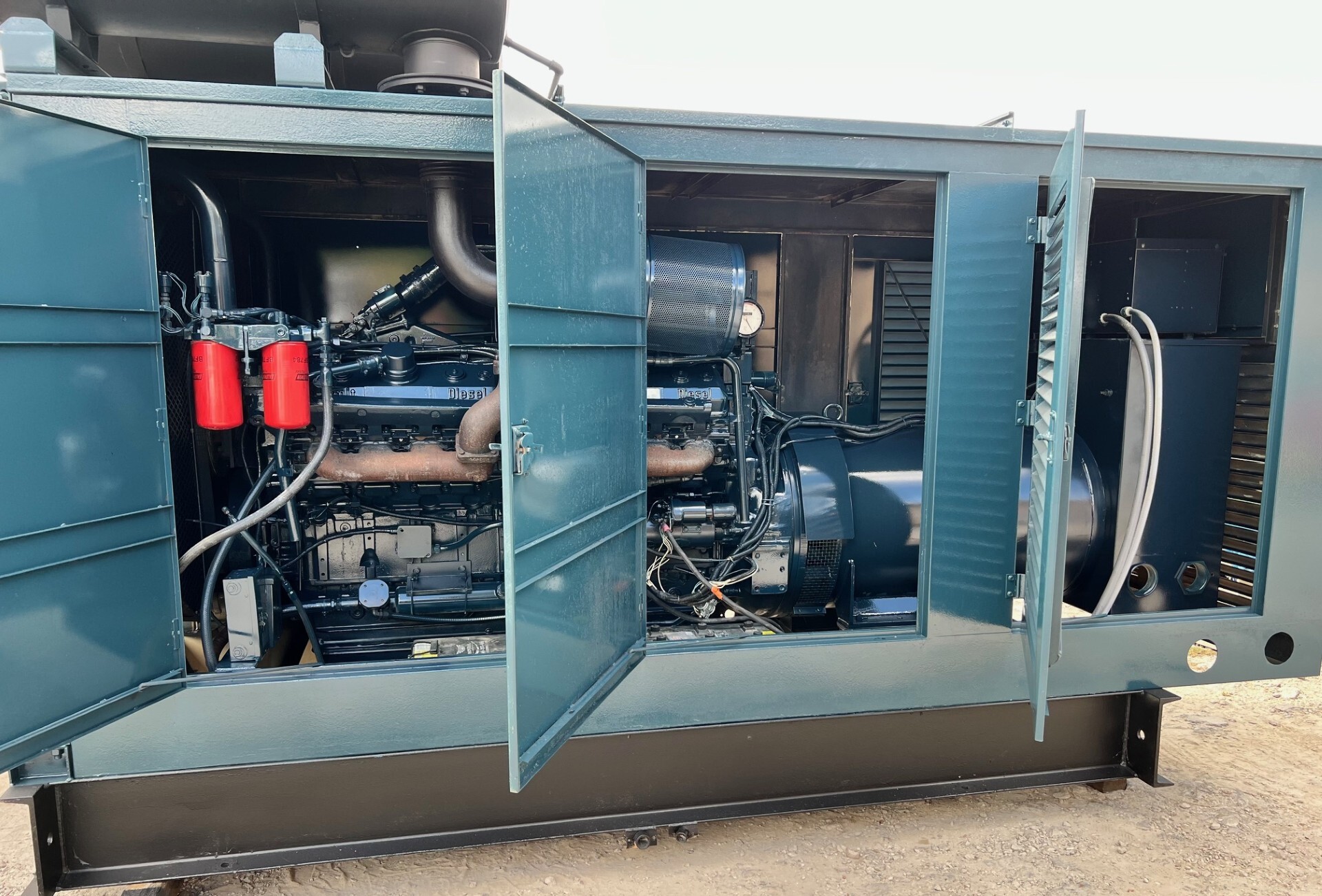 Used Detroit 16V92TT Generator Set