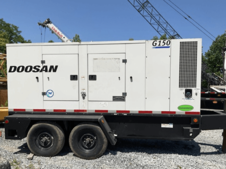 Used Doosan G150 Generator Set
