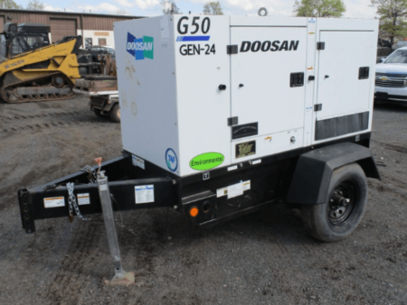 Used Doosan G50 Generator Set