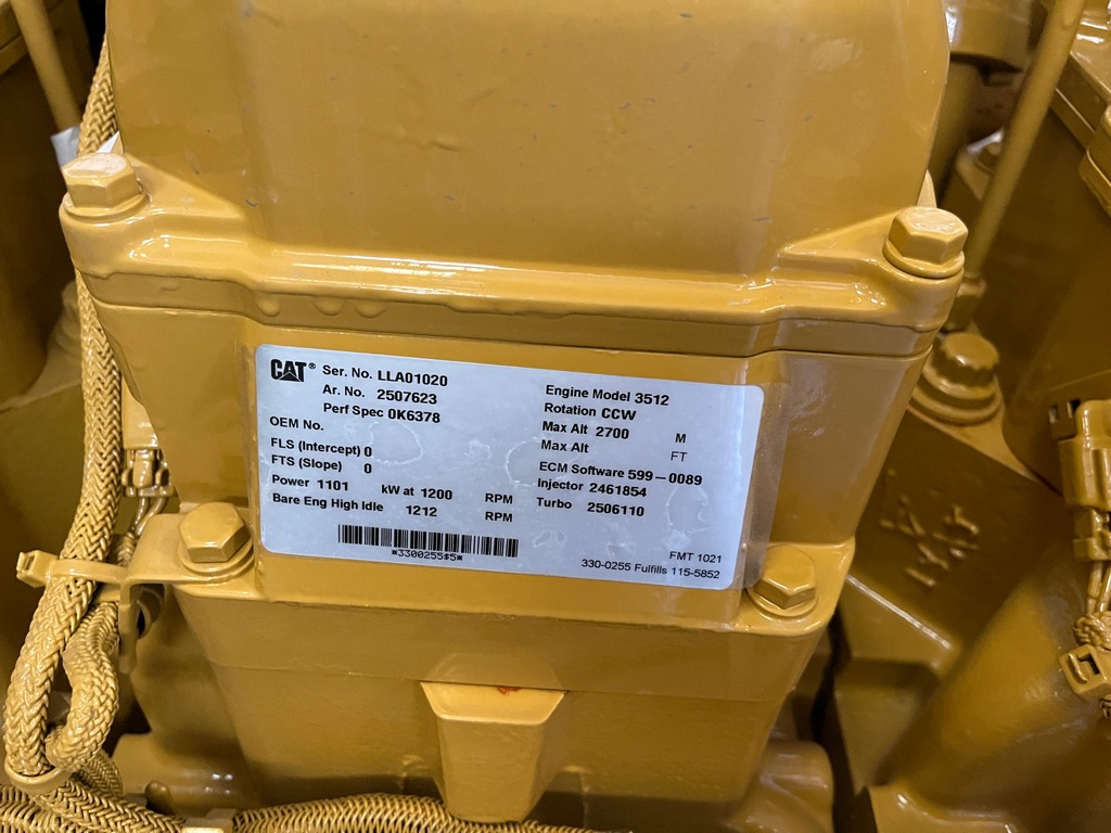 Rebuilt CAT 3512C (LLA) Engine - Tier 2