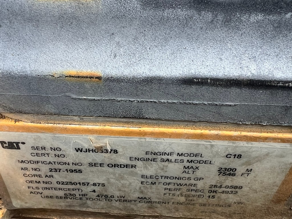 Used CAT C18 Industrial Engine